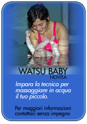 Watsu Baby,trattamenti in acqua per bambini